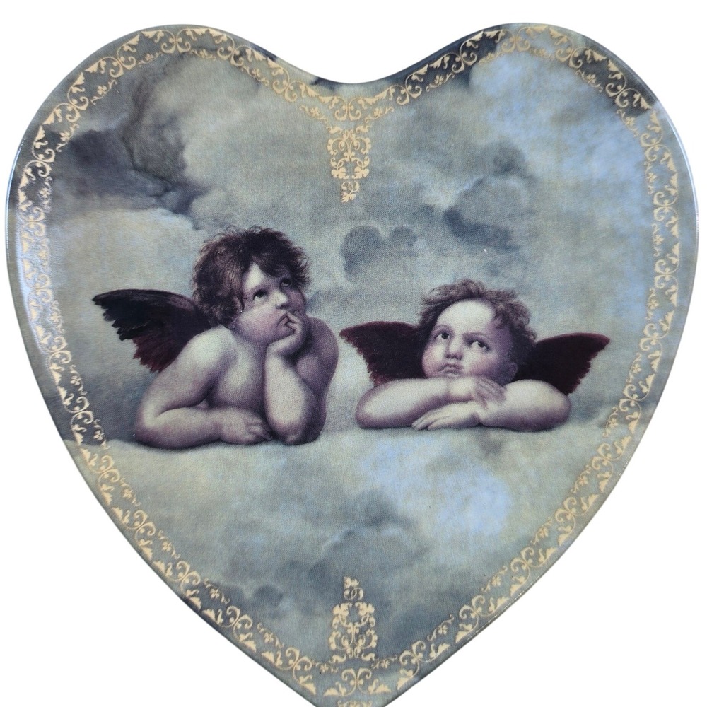Bradford Exchange Thinking of You Raphael Heart to Heart 1995 6" Plate & Cert
